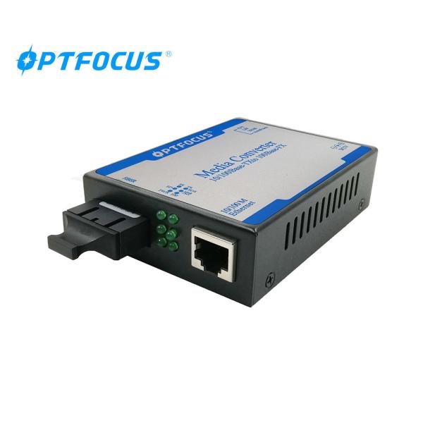 Buy Dual Mode Dual Fiber RJ45 Fiber Media Converter , With LFP Function at wholesale prices