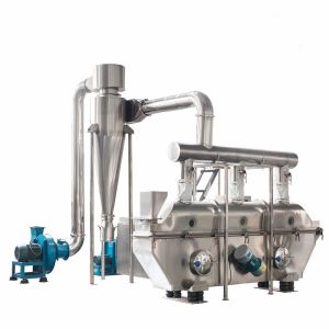 220V Vibrating Fluidized Bed Dryer Sodium Glutamate Tunnel Drying Machine