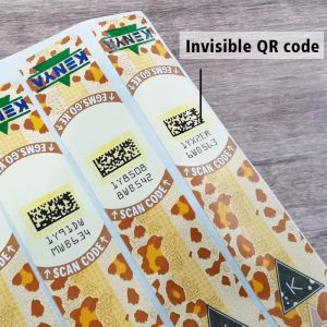 Customized Holographic Label Vinyl Material Glossy/Matt Surface