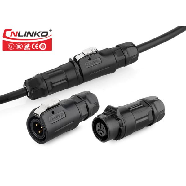 Buy IP67 LP12 7 Pin Butt Plug Socket Signal Connector For Coffee Machine at wholesale prices