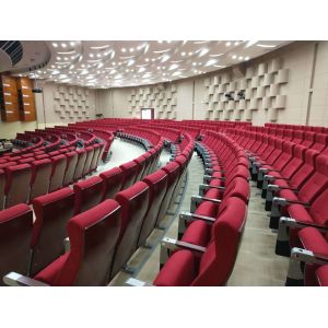 Cushion Folding Theater Seats With Strong Aluminum Feet / Audience Seating