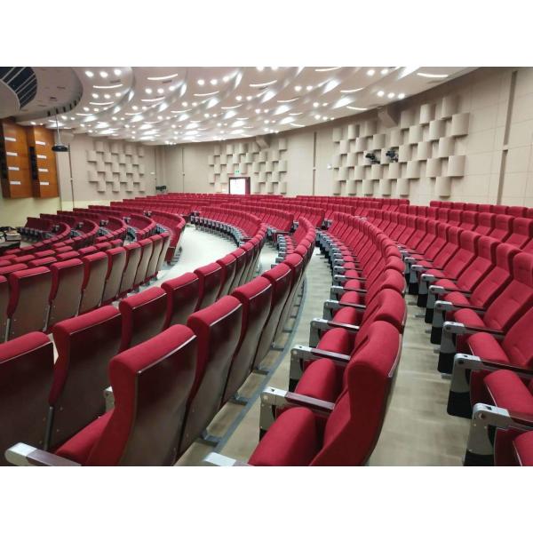 Cushion Folding Theater Seats With Strong Aluminum Feet / Audience Seating