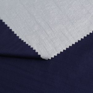 Washed wrinkle nylon ripstop silver coating YFN18014-TY