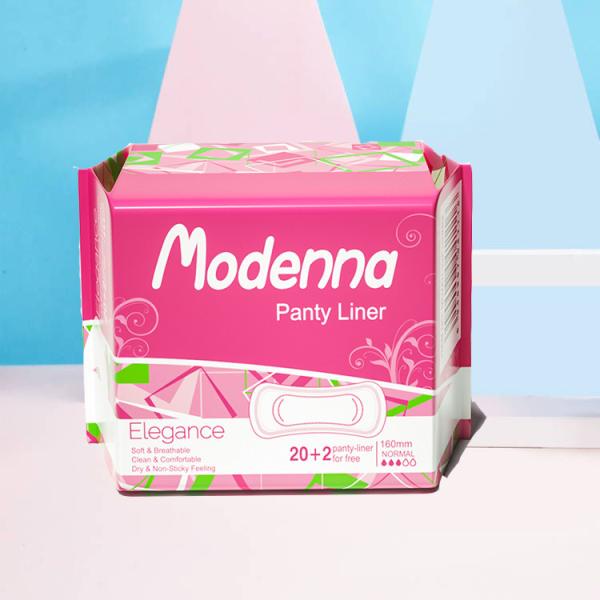 Biodegradable Female Ladies Cotton Organic Sanitary Napkin Pads For Women Panty Liner