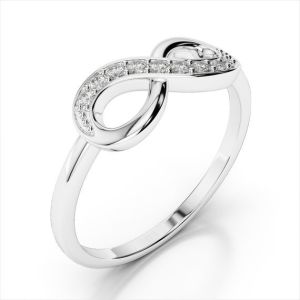 Handmade Infinity 925 Sterling Silver Women's Rings