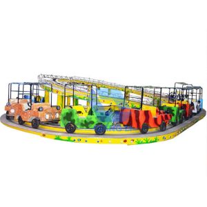 Popular Mini Amusement Park Rides / Mini Shuttle Train Ride With Track
