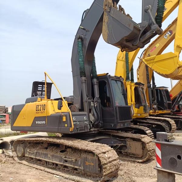 Excellent condition 21 ton VOLVO EC210 Excavator with 1.2M³ bucket capacity and 119 kw