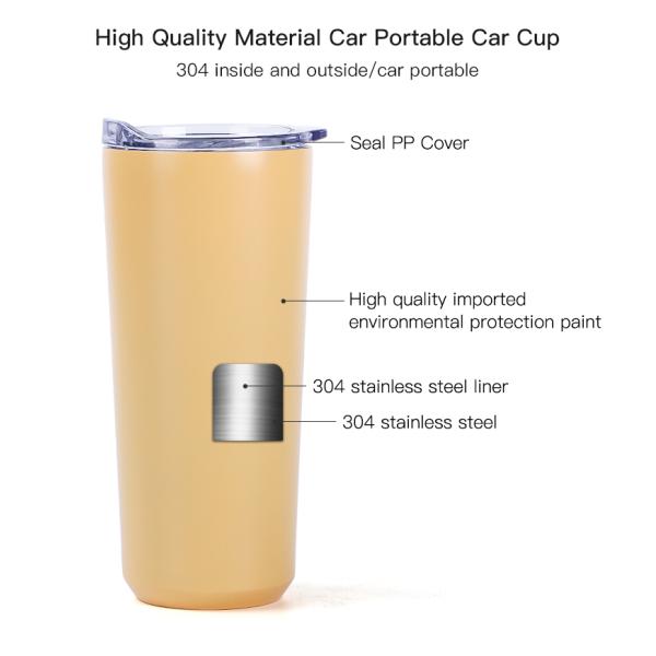 Double Wall Stainless Steel Vacuum Tumbler Customized Color