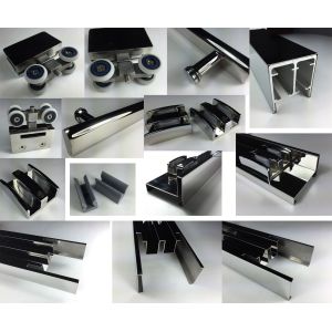 bathroom,shower room ,shower enclosure, stainless steel shower glass HS-05