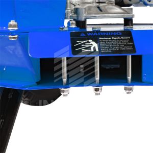 Leaf Wood Mulcher Machine With 6 Chipping Knives 7 - 11 Inch Tiller Depth