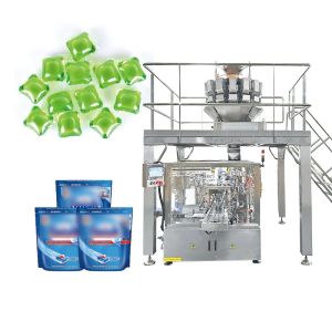 Tablet Detergent Packing Machine Dishwasher Detergent Tablets Pods Pouch Packing