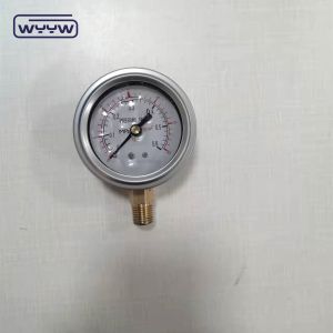2.5" liquid filled pressure manometer EN837-1 radial pressure gauge