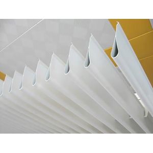 25Wx150H Aluminum Metal Ceiling Thickness 0.7mm Dripping Baffle Ceiling
