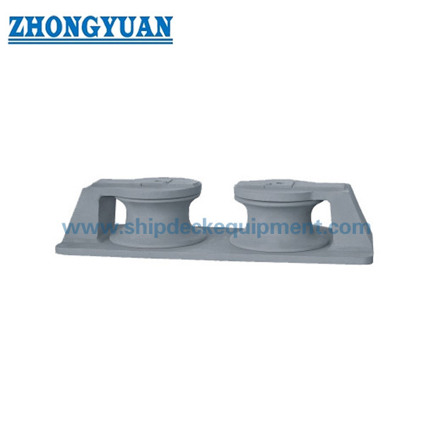 Buy CB 39-66 Type B Open Type 2 Rollers Casting Steel Casting Iron Roller Fairlead Ship Mooring Equipment at wholesale prices