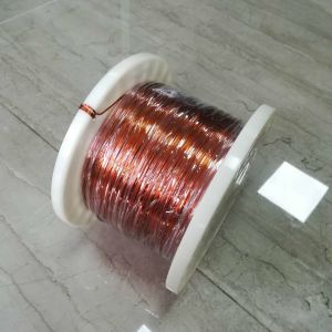 China EIW180 Super thin 1.5mmx0.1mm rectangular enameled copper wire on sale