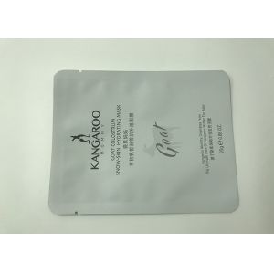 China White Recycled Three Side Seal Pouch Eco Friendly Leakage Resistant on sale