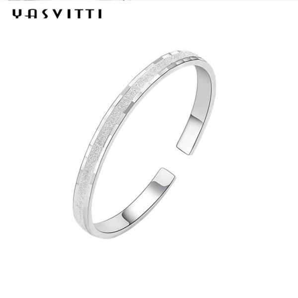 Buy 0.08oz 2in Solid Silver Charm Bracelet S925 OEM Womens Adjustable Bracelet at wholesale prices
