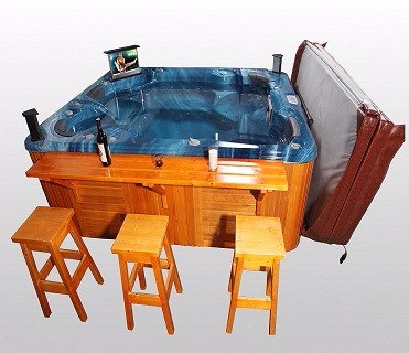 Combo Massage Whirlpool Therapy Tub Optional Color 2000 L Water Volume