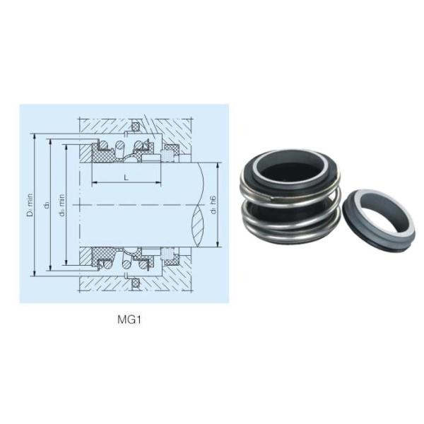 Mechanical Seal Burgmann MG1 Easy Spare Parts Unbalance Single Face Single Spring Rubber Bellow For Water Pump