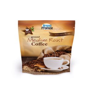 Resealable Coffee Side Gusset Bag Recycle 350 Grams Custom Printed With Tin Tie