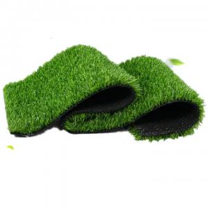 China Synthetic Green Artificial Lawn Grass Football Carpet For Landscaping 30mm on sale