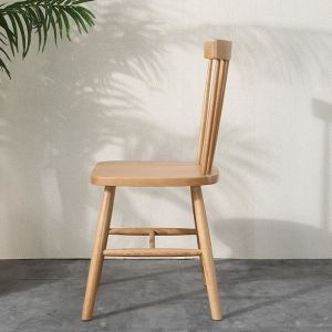 Nordic solid wood Windsor chair solid wood dining chair back chair exit simple
