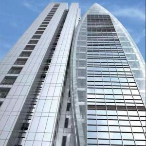 Color Customizable Aluminum Alloy Curtain Wall Excellent Insulation for Metal Ceilings