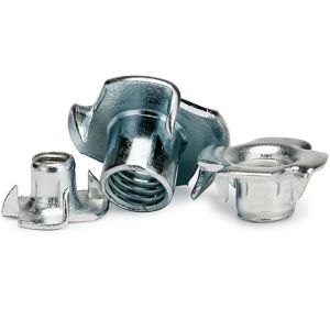 Custom Wood Thread Insert T Nuts Slot Drop In T Nut Stainless Steel Four Claw