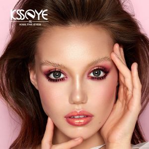 Realistic Soft Natural Black Contacts 4 Tone For Dark Eyes