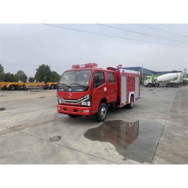 Mini Small Dongfeng 2 Ton Holding 2+3 Men Jet Height 40m Maximum 100km/h Water tank Fire Truck