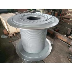 Steel Rope Cable Winch Drum Variable Speed Capability For Heavy Duty Application