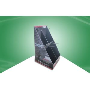 Black Custom Cardboard Countertop Displays Fulfillment With Gloves Before