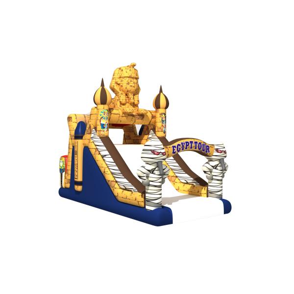 Buy Castle Theme 0.55mm PVC Commercial Inflatable Water Slides at wholesale prices