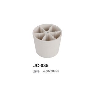 50 mm high white decorative furniture legS injection plastic round sofa legs JC