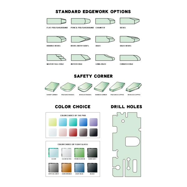 Hotel Luxury Living Room Dining Room Furniture New Design Modern Table Glass Factory High Quality Curved Bent Glass Coffee Table