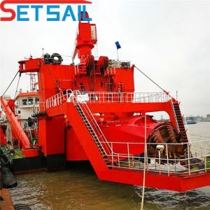 Quality 7 Meter Total Width 12 Inch Cutter Sand Dredger with Cummins 200kw Auxiliary Engine Power for sale