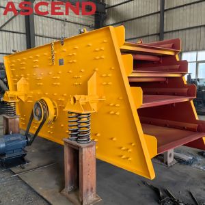 4YK1848 Sand Field Vibrating Screen Machine Diesel Power Sieving Plant