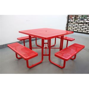 2040mm Length Outdoor Table Benches Weather Resistant Anti Rust