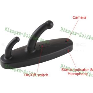 Clothes Hook Style HD Spy Camera with Motion Detector