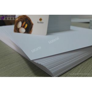 China Double Sided Sealed 0.18mm Inkjet Printable PVC Sheets on sale
