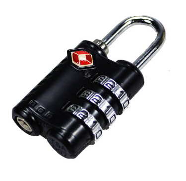 TSA 3-digit travel bag zinc alloy lock