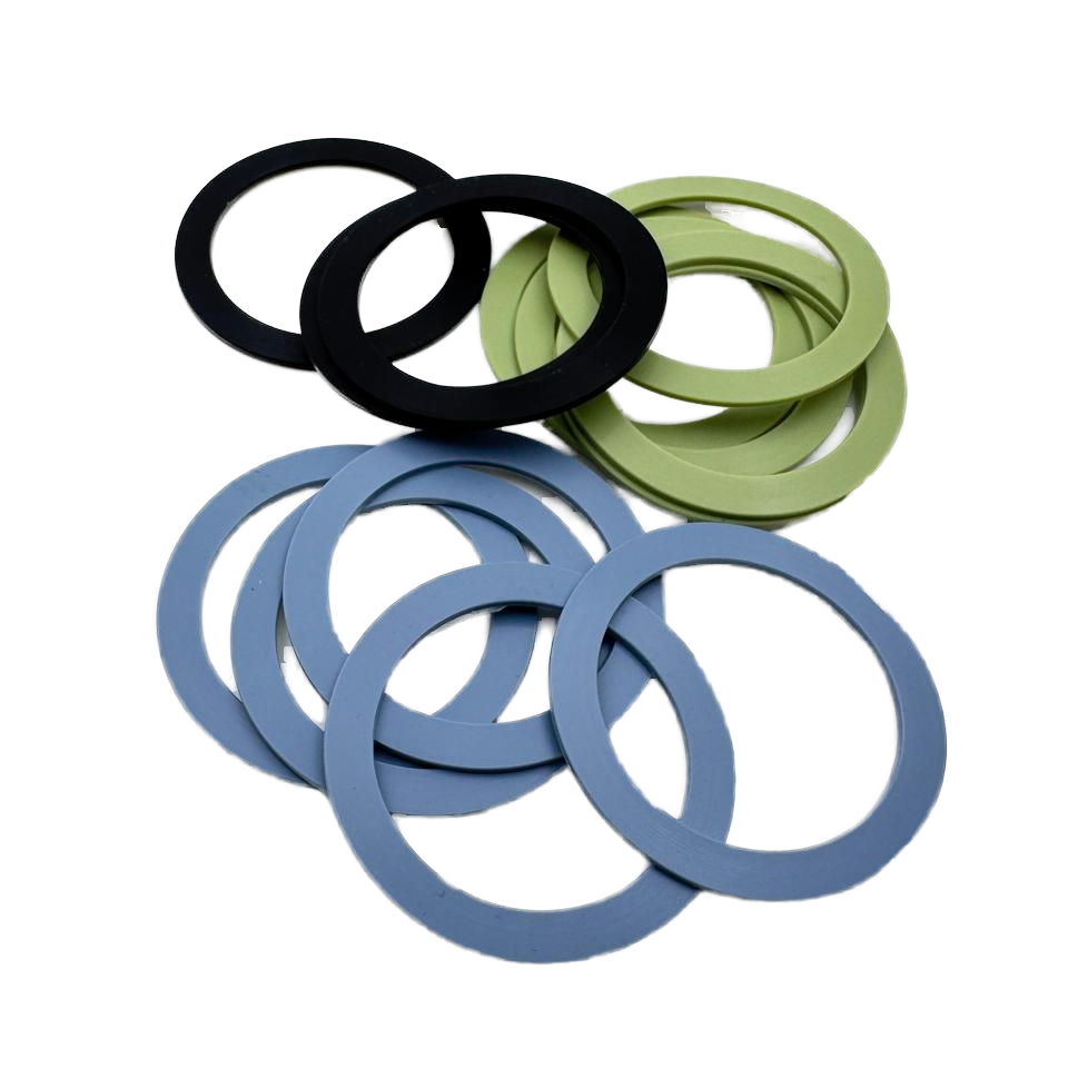Customized Anti Slip Circular Silicone Rubber Gasket With 3m Adhesive