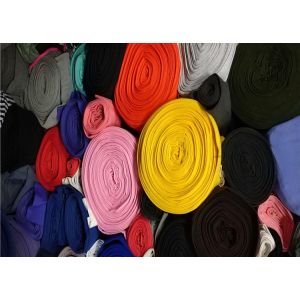 21s, 32s cotton/spandex ribbings fabric, 2X2 thread collar neck cuff screw
