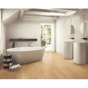 AAA Grade 150x900mm Brown Yellow Wooden Porcelain Tile Strips