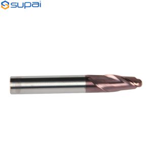 Solid Carbide Cutting Tool HRC45 Ball Nose End Mill
