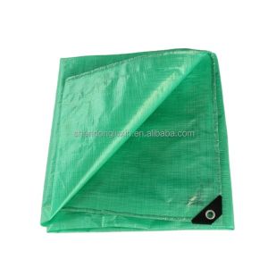 Waterproof Tarpaulin Fabric in Polyethylene Woven Design for Sun and Dust
