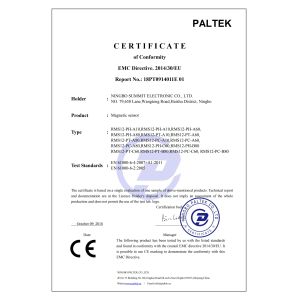 Ningbo youte electric Co.,LTD Certifications