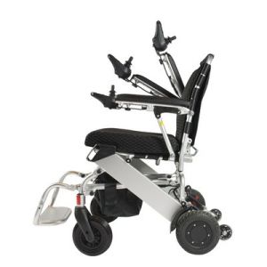 China Folding Aluminum Alloy Lightweight Motorized Wheelchair on sale