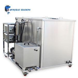 Double Tank Stainless Steel Ultrasonic Washer Metal Parts Cleaner 108L