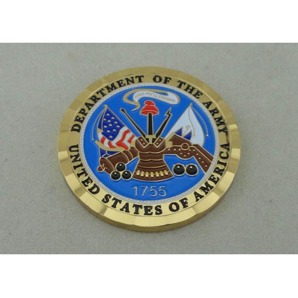 Buy Brass Die Stamped Custom Military Coins Hard Enamel And Diamond at wholesale prices
